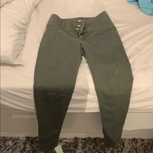 Green charolette russe jeans
